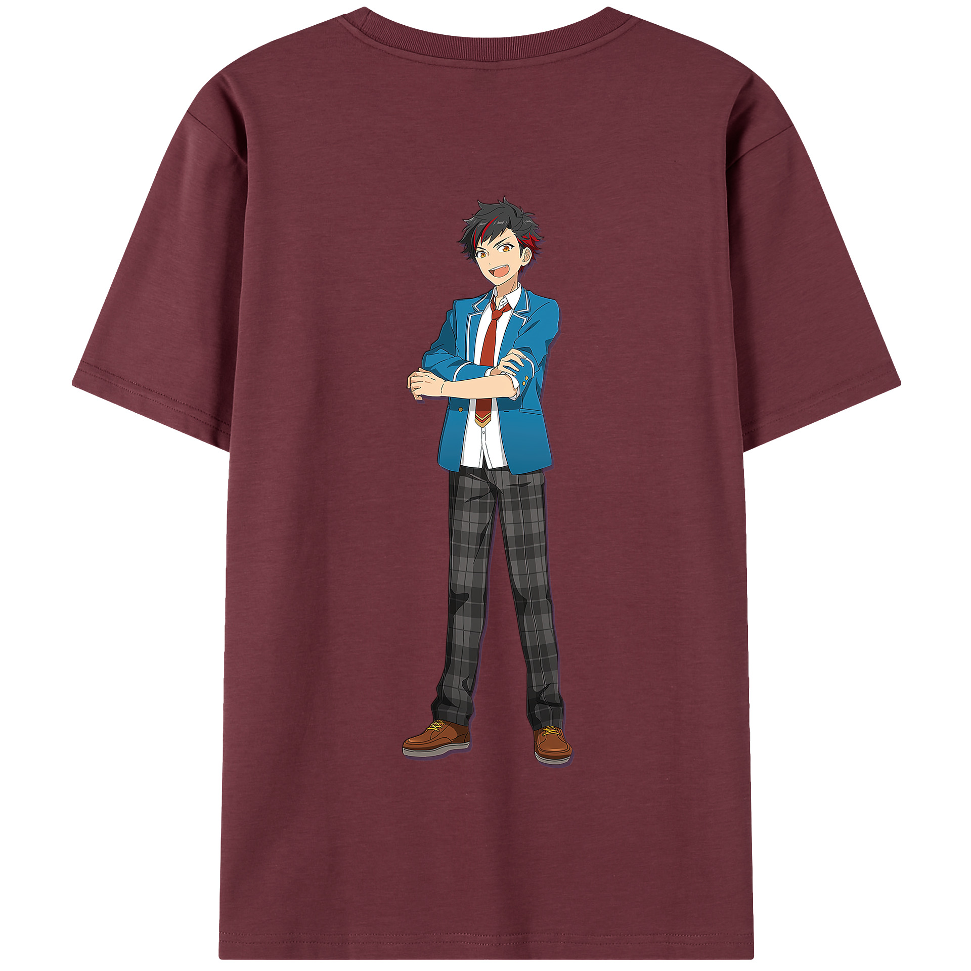 （画像用） あんさんぶるスターズ! Ensemble Stars 綿100％半袖Tシャツ（背面プリント）